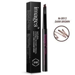 Карандаш для бровей IMAGES Natural Stereo Rotary B013 Dark Brown 0.4 г (XXM2385)