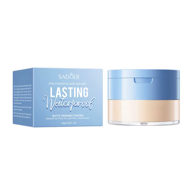 Рассыпчатая матирующая пудра SADOER Lasting Waterproof №01 Natural 15 г
