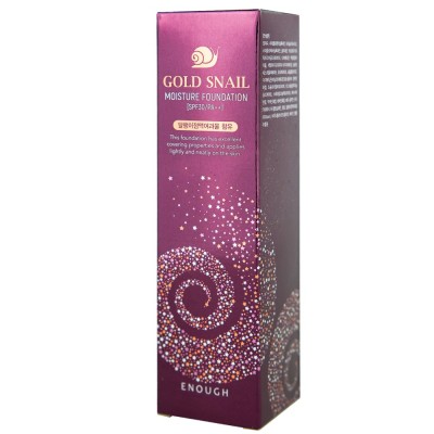Тональний крем Enough Gold Snail Moisture Foundation SPF 30 №13