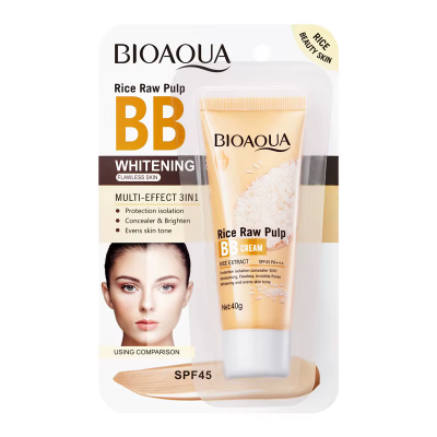 BB-крем BIOAQUA Rice осветляющий и выравнивающий тон №02 Natural 40 г