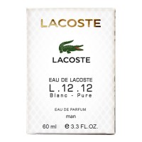 Парфум чоловічий Lacoste Eau de L.12.12 Blanc-Pure 60 мл