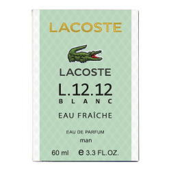Парфюм чоловічий Lacoste L.12.12 Blanc Eau Fraiche 60 мл