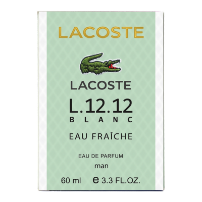 Парфюм чоловічий Lacoste L.12.12 Blanc Eau Fraiche 60 мл
