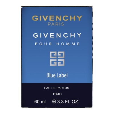 Парфюм мужской Givenchy Pour Homme Blue Label 60 мл