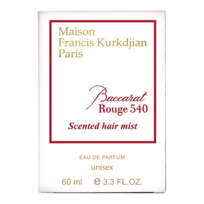 Парфюм унисекс Maison Francis Kurkdjian Baccarat Rouge 540 Scented Hair Mist 60 мл