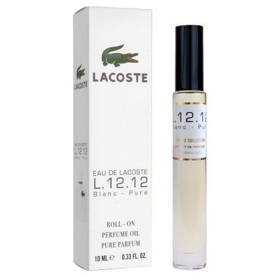 Парфюм масляный мужской Lacoste Eau De L.12.12 Blanc-Pure 10 мл