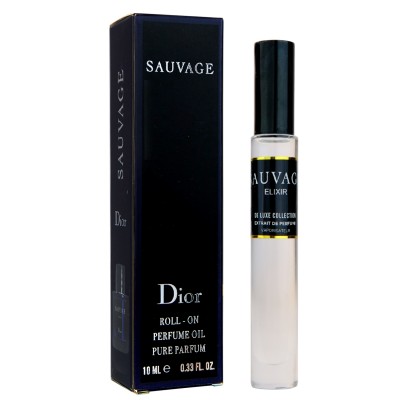 Парфюм масляный мужской Dior Sauvage Elixir 10 мл