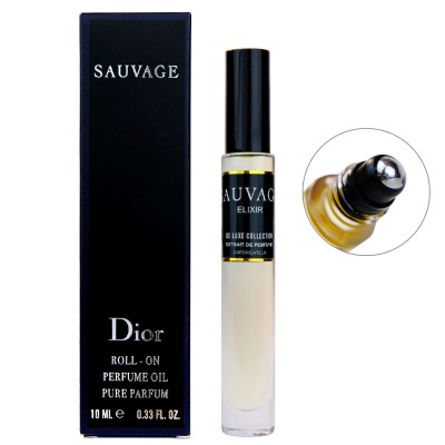 Парфюм масляный мужской Dior Sauvage Elixir 10 мл