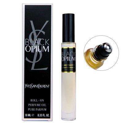 Парфум масляний жіночий Yves Saint Laurent Black Opium 10 мл