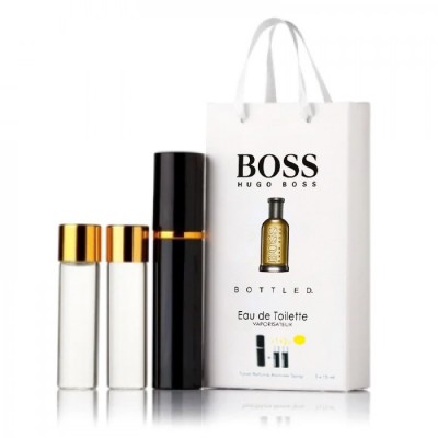 Парфум чоловічий Hugo Boss Boss Bottled з феромонами 3х15 мл