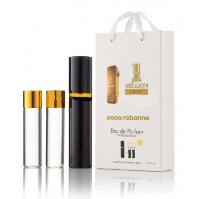 Парфюм мужской Rabanne 1 Million Prive с феромонами 3х15 мл