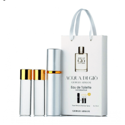 Парфум чоловічий Giorgio Armani Acqua di Gio з феромонами 3х15 мл