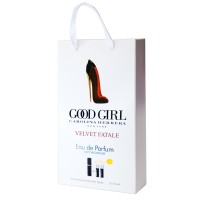 Парфюм женский Carolina Herrera Good Girl Velvet Fatale с феромонами 3х15 мл