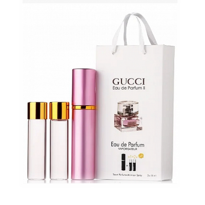 Парфум жіночий Gucci Eau De Parfum II з феромонами 3х15 мл