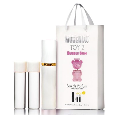Парфюм женский Moshino Toy 2 Bubble Gum с феромонами 3х15 мл