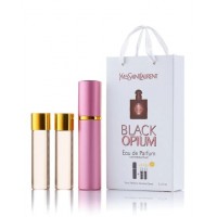 Парфюм женский Yves Saint Laurent Black Opium с феромонами 3х15 мл