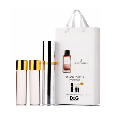Парфум жіночий Dolce&Gabbana 3 L`Imperatrice з феромонами 3х15 мл