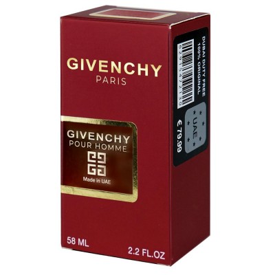 Givenchy Pour Homme Perfume Newly чоловічий 58 мл