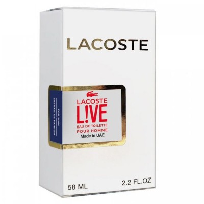 Lacoste Live Lacoste Perfume Newly мужской 58 мл