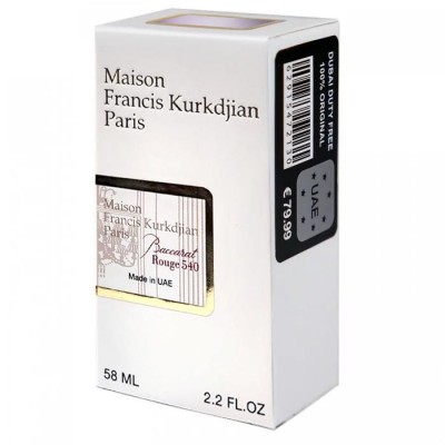 Maison Francis Kurkdjian Baccarat Rouge 540 Perfume Newly унісекс 58 мл