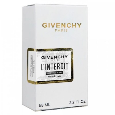Givenchy L`Interdit Tubereuse Noire Perfume Newly женский 58 мл