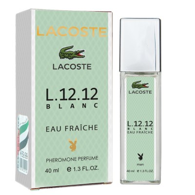 Lacoste L.12.12 Blanc Eau Fraiche Pheromone Parfum мужской 40 мл
