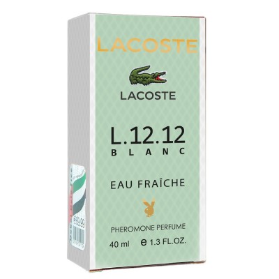 Lacoste L.12.12 Blanc Eau Fraiche Pheromone Parfum мужской 40 мл
