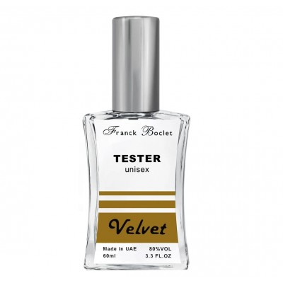 Franck Boclet Velvet ТЕСТЕР NEW унисекс 60 мл