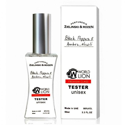 Zelinski & Rozen Black Pepper & Amber, Neroli ТЕСТЕР Premium Class унисекс 60 мл