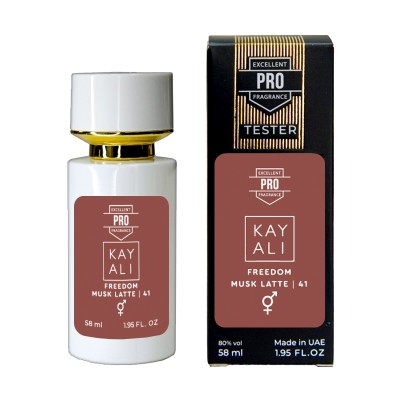 Kayali Freedom Musk Latte | 41 Eau de Parfum ТЕСТЕР PRO унисекс 58 мл