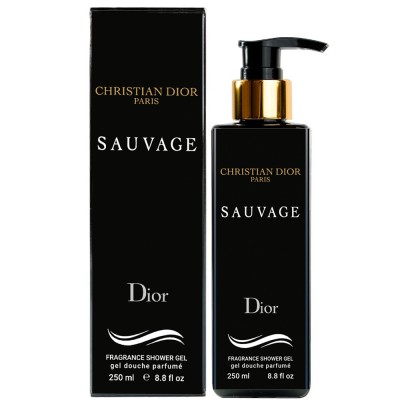 Парфюмированный гель для душа Dior Sauvage Exclusive EURO 250 мл