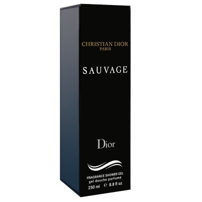 Парфюмированный гель для душа Dior Sauvage Exclusive EURO 250 мл