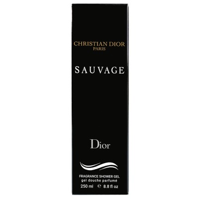 Парфюмированный гель для душа Dior Sauvage Exclusive EURO 250 мл