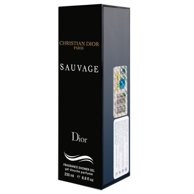 Парфюмированный гель для душа Dior Sauvage Exclusive EURO 250 мл