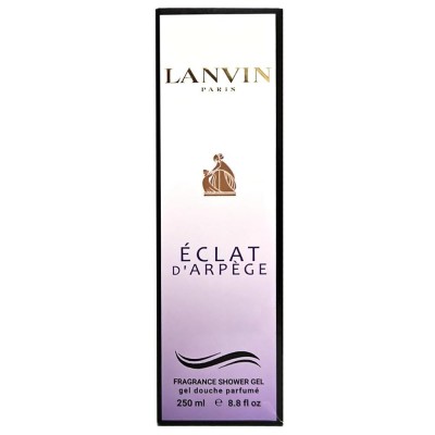 Парфюмированный гель для душа Lnvin Eclat d`Arpege Exclusive EURO 250 мл