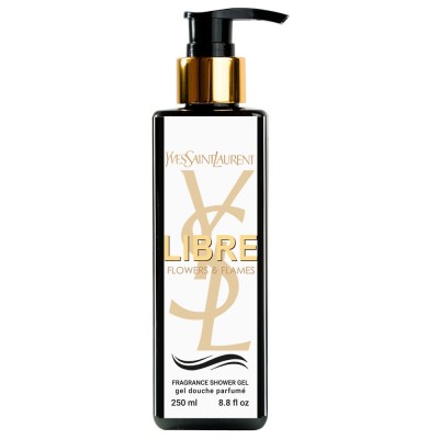 Парфюмированный гель для душа Yves Saint Laurent Libre Flowers & Flames Exclusive EURO 250 мл