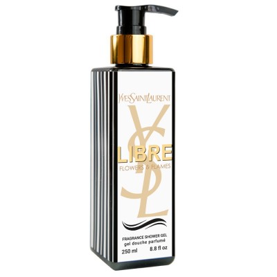 Парфюмированный гель для душа Yves Saint Laurent Libre Flowers & Flames Exclusive EURO 250 мл