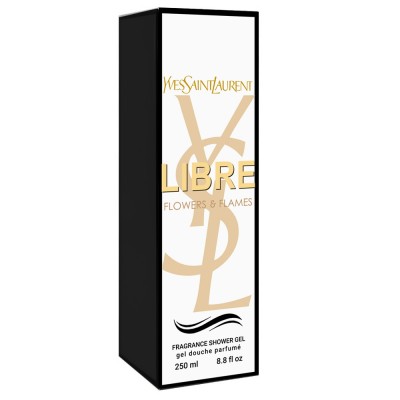 Парфюмированный гель для душа Yves Saint Laurent Libre Flowers & Flames Exclusive EURO 250 мл