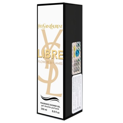 Парфюмированный гель для душа Yves Saint Laurent Libre Flowers & Flames Exclusive EURO 250 мл