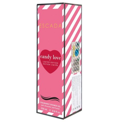 Парфюмированный гель для душа Escada Candy Love Exclusive EURO 250 мл
