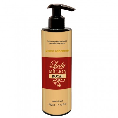 Парфюмированный лосьон для тела Rabanne Lady Million Royal Brand Collection 200 мл